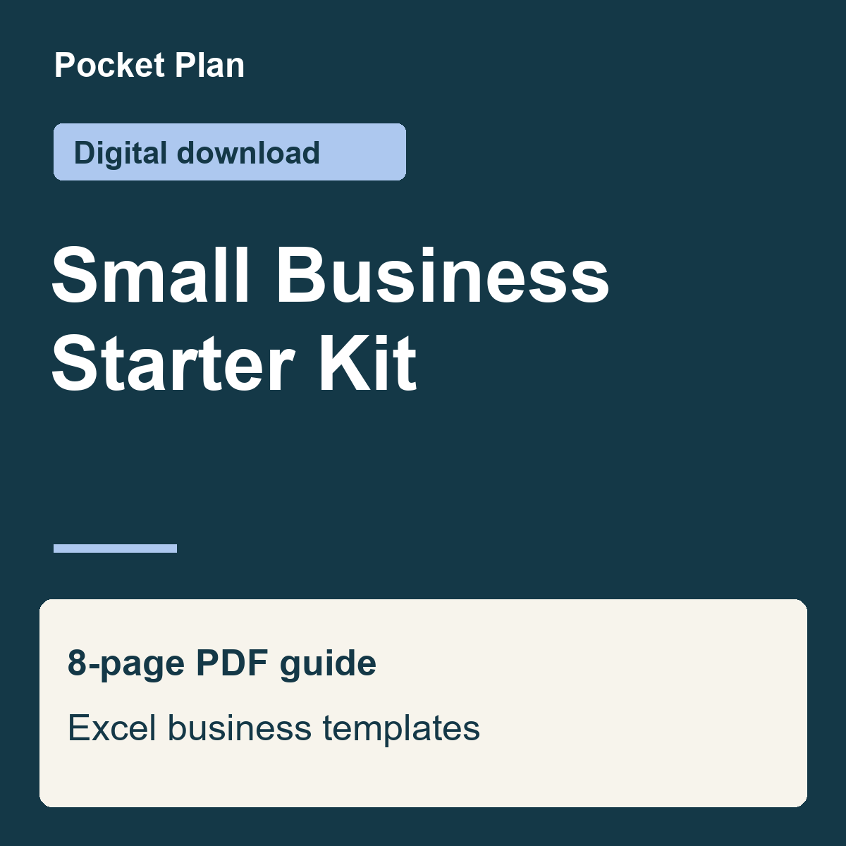 Time Out Plan.pdf Small Business Starter Kit – Pocket Plan